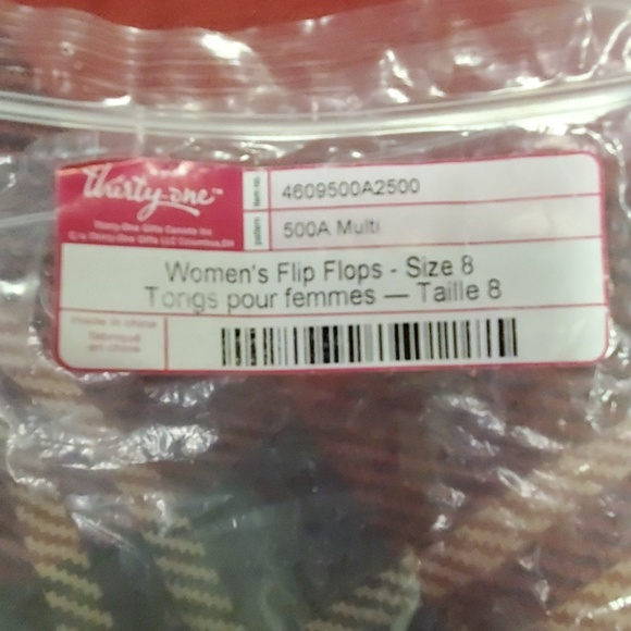 NWT ThirtyOne Flip-Flops - Picture 2 of 3